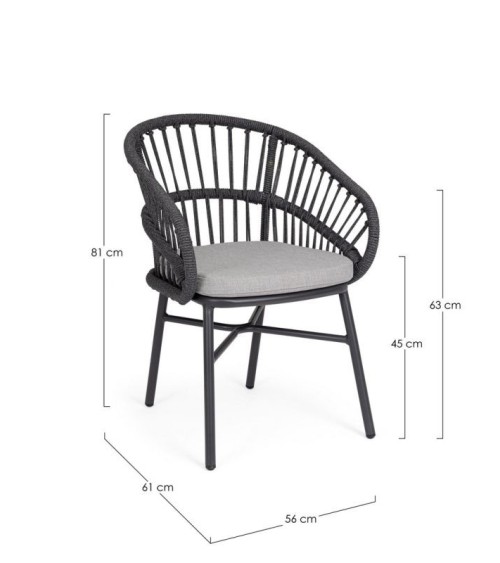 Sedia ODIVELAS outdoor BIZZOTTO | BHOME by Arredi Barbàra