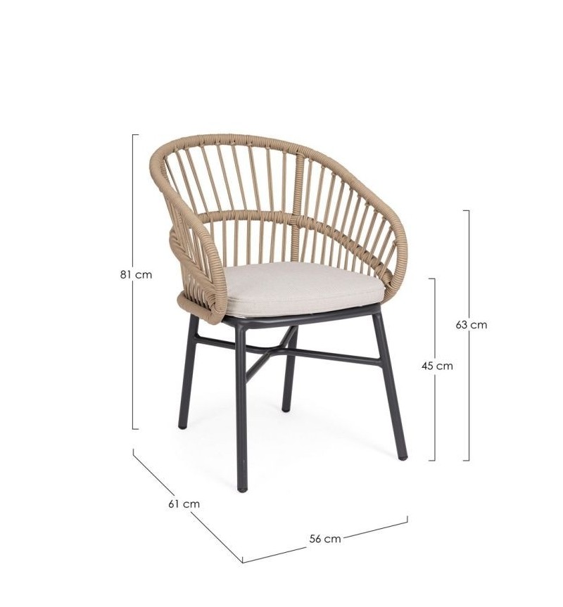 Sedia ODIVELAS outdoor BIZZOTTO | BHOME by Arredi Barbàra