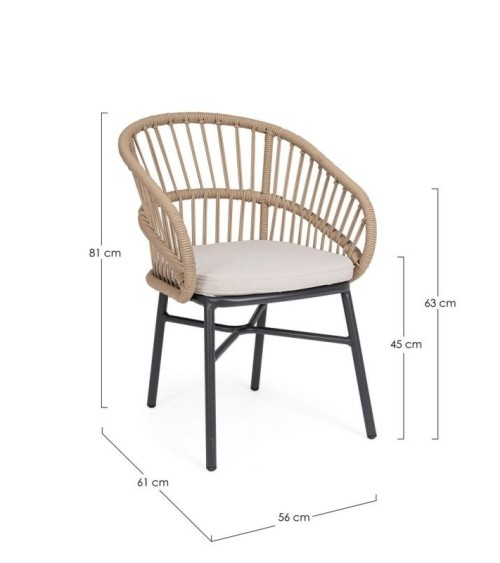 Sedia ODIVELAS outdoor BIZZOTTO | BHOME by Arredi Barbàra