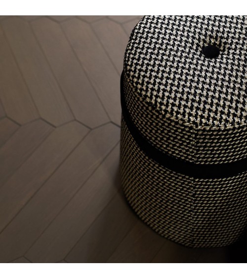 Pouf Imbottito Base Circolare Leonardo – Arte Brotto | Bhome by Arredi Barbàra