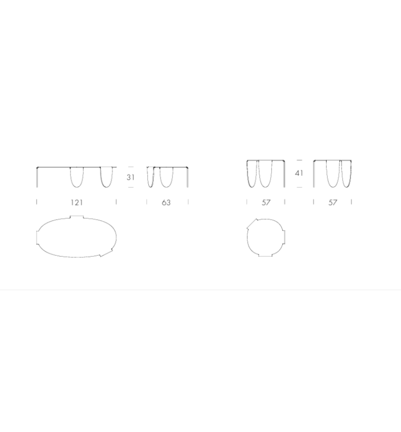 Tavolino Arturo Artistic Glass – Tonin Casa | Bhome by Arredi Barbàra