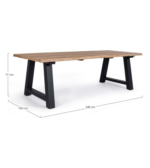 Tavolo ROLLAND 240x100 outdoor BIZZOTTO | BHOME