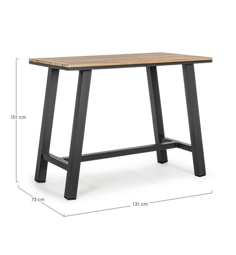 Tavolo bar SKIPPER 131x73 outdoor BIZZOTTO | BHOME