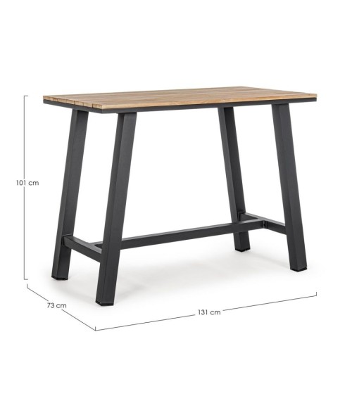 Tavolo bar SKIPPER 131x73 outdoor BIZZOTTO | BHOME