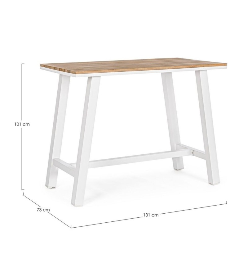 Tavolo bar SKIPPER 131x73 outdoor BIZZOTTO | BHOME