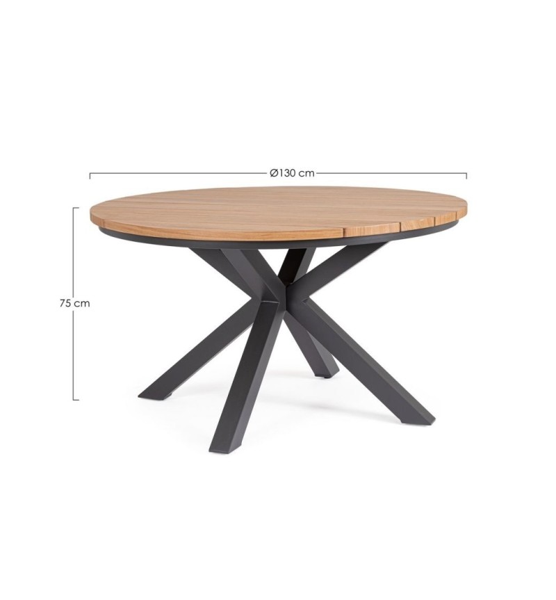 ZELMAR Outdoor Table Ø130 – BIZZOTTO | BHOME