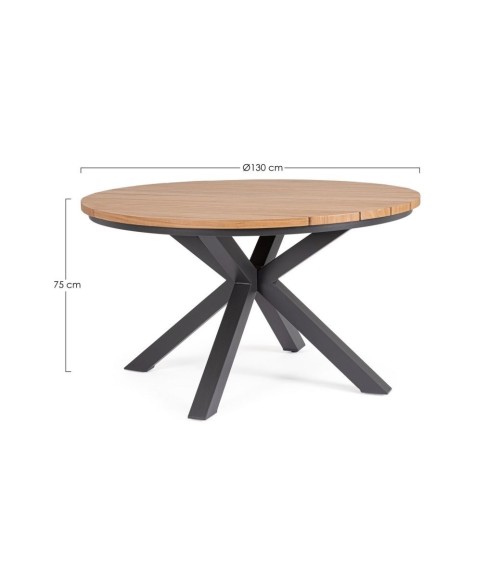 ZELMAR Outdoor Table Ø130 – BIZZOTTO | BHOME