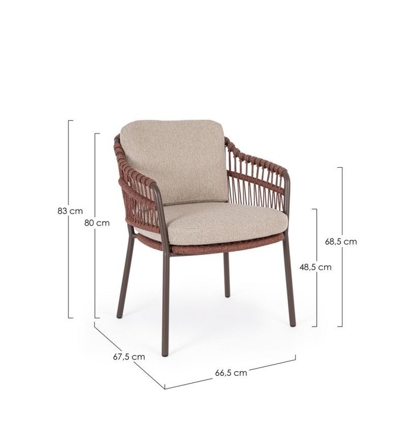 Sedia TALAIA JAVA outdoor BIZZOTTO | BHOME