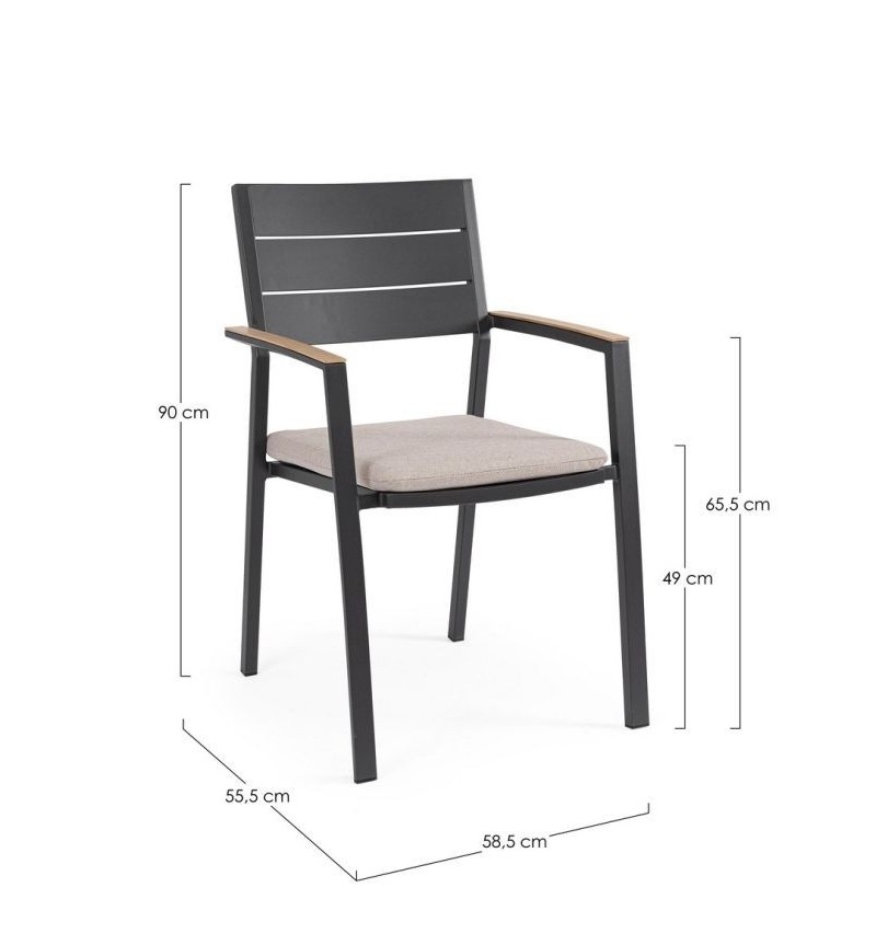 ZELMAR Outdoor Chair – BIZZOTTO | BHOME