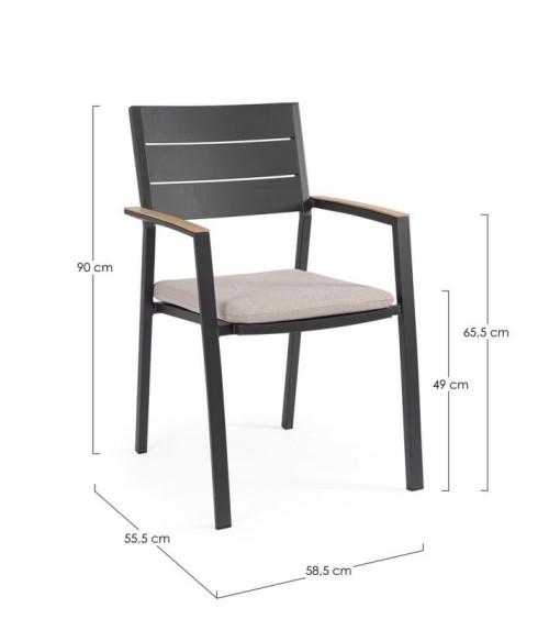 ZELMAR Outdoor Chair – BIZZOTTO | BHOME