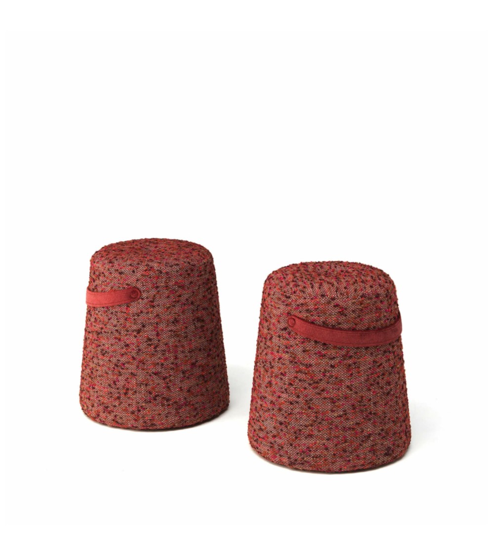 Pouf Imbottito Base Circolare Leonardo – Arte Brotto | Bhome by Arredi Barbàra