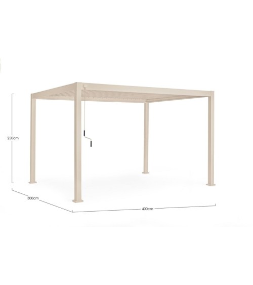 OCEAN Pergola 400x300 Outdoor BIZZOTTO | BHOME