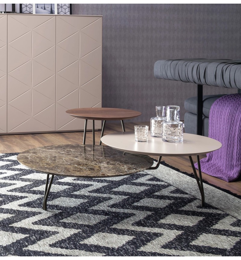 Table basse Log TONIN CASA Daniel Rode