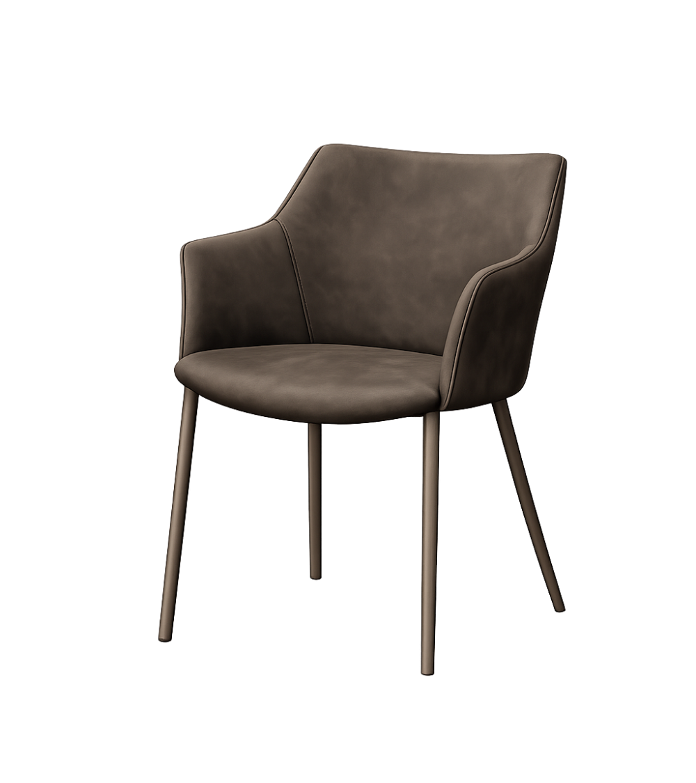 Chaise Agata TONIN CASA Bronze