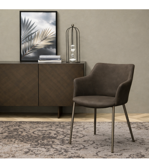 Agata Chair TONIN CASA Bronzo Pietra