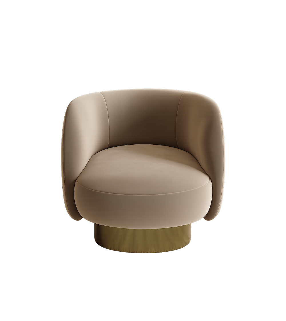 Poltrona Doris BONTEMPI girevole design | BHOME
