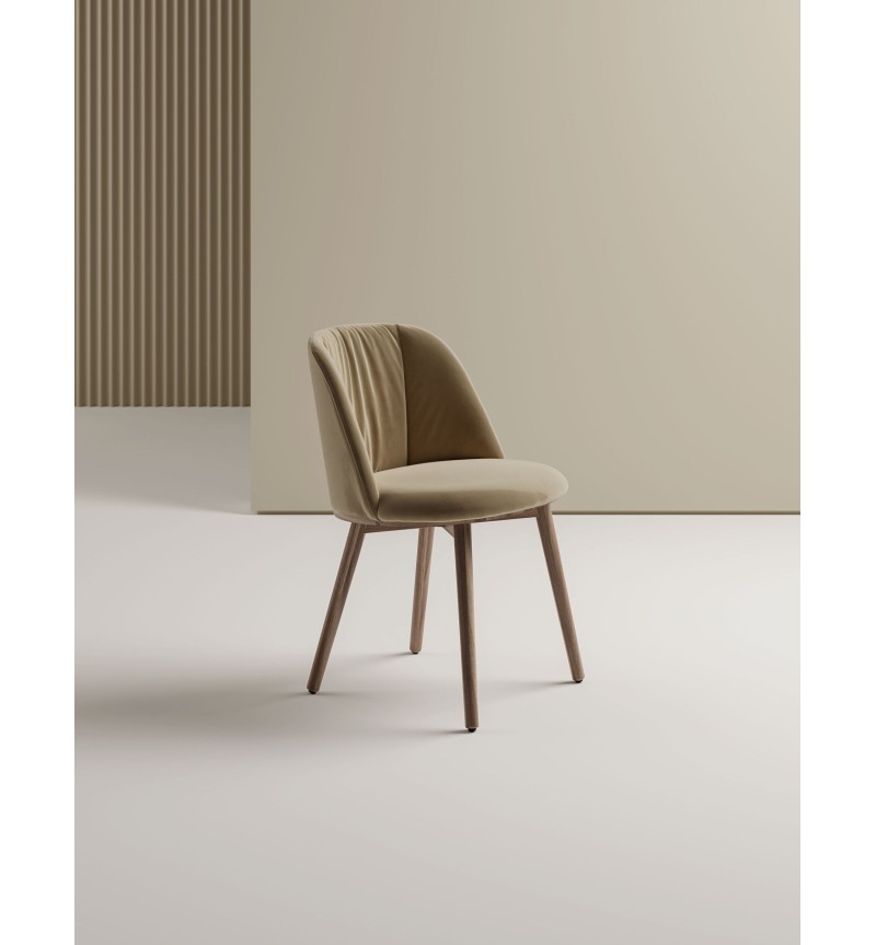 Chaise Agatha BONTEMPI design rembourrée | BHOME