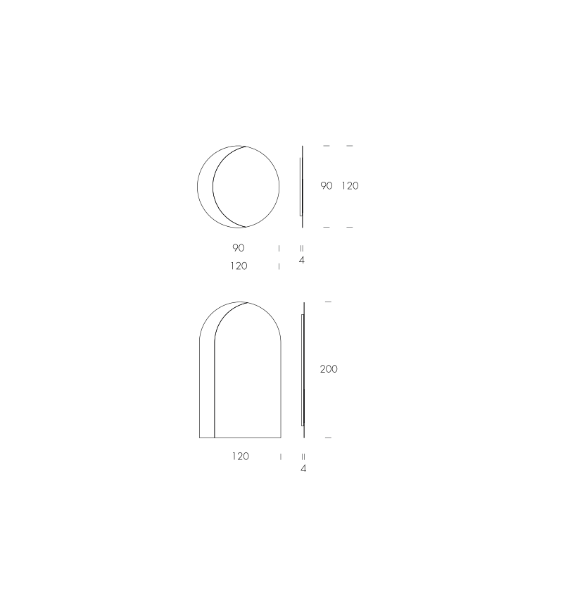 Specchio Arké – Tonin Casa | Bhome by Arredi Barbàra