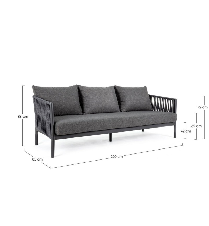 3-Sitzer Outdoor-Sofa FLORENCIA – BIZZOTTO | BHOME