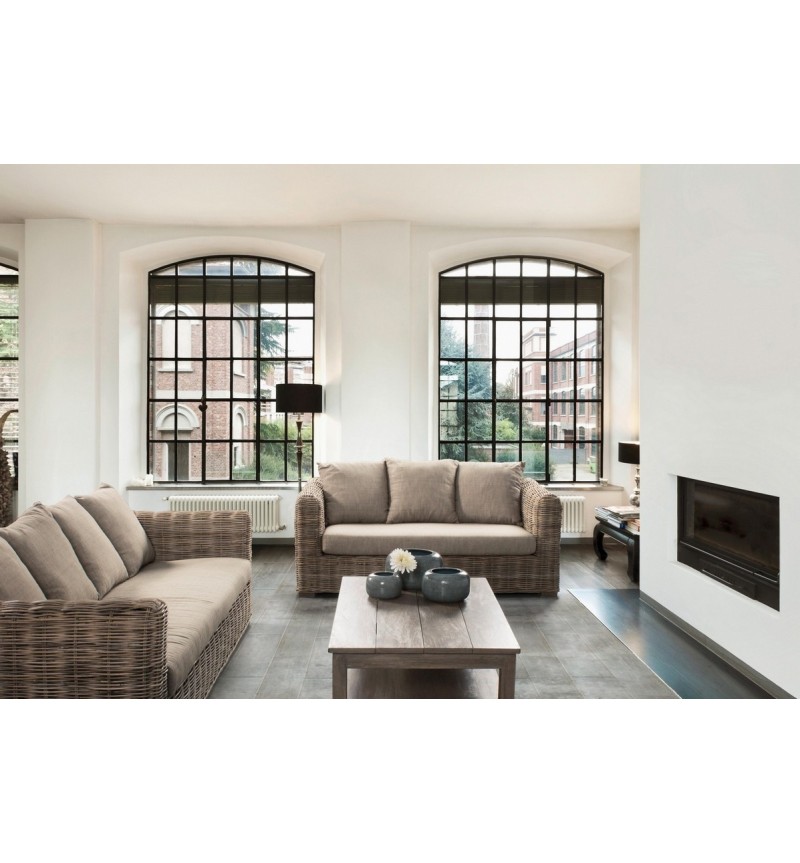 FORTALEZA Outdoor Sofa BIZZOTTO in Mango & Rattan | BHOME