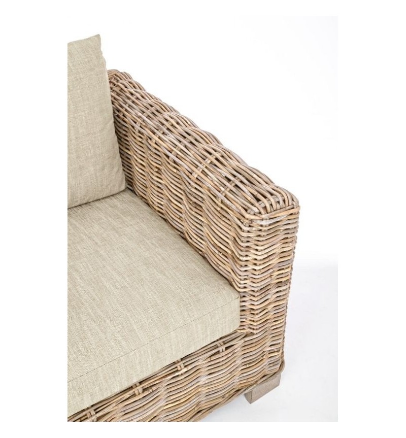 FORTALEZA Outdoor Sofa BIZZOTTO in Mango & Rattan | BHOME