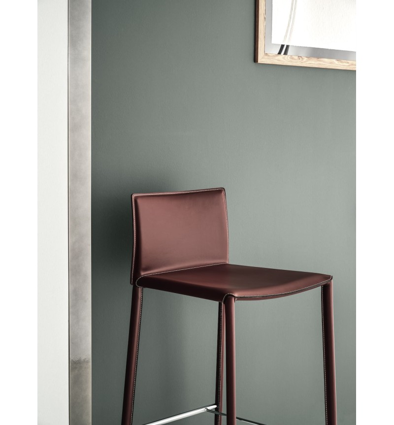 Linda Stool BONTEMPI Leather Design | BHOME