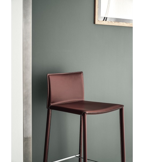 Linda Stool BONTEMPI Leather Design | BHOME
