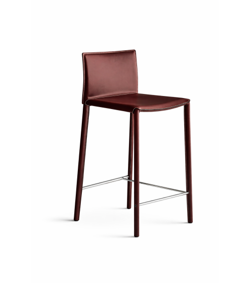 Tabouret Linda BONTEMPI en cuir design | BHOME
