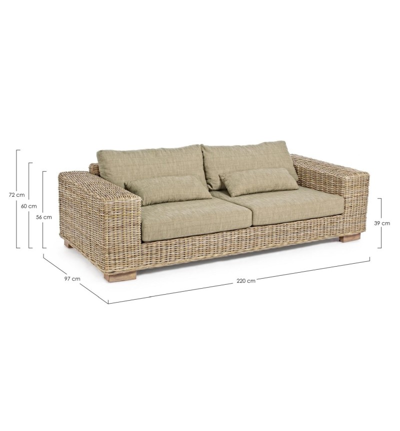 Outdoor-Sofa LEANDRO BIZZOTTO | BHOME by Arredi Barbàra
