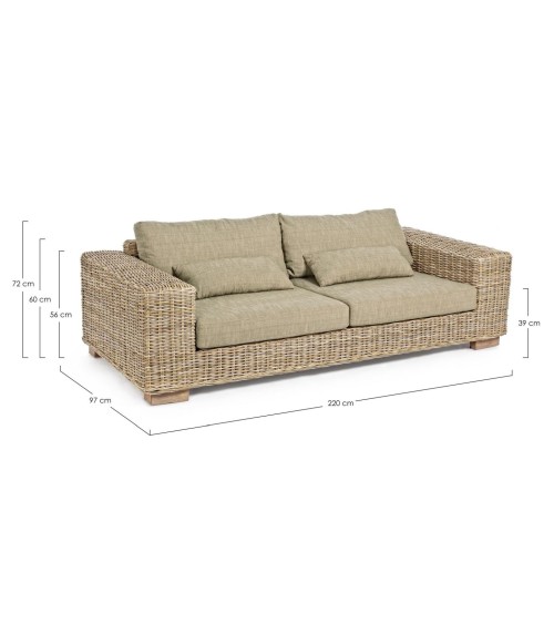 LEANDRO Outdoor Sofa BIZZOTTO | BHOME by Arredi Barbàra