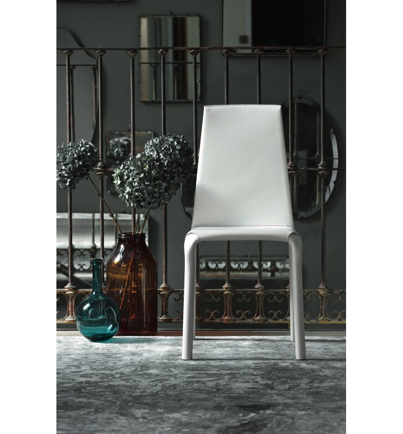 Chaise Alice BONTEMPI en Cuoio | BHOME