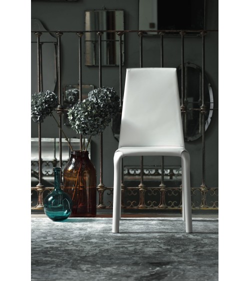 Chaise Alice BONTEMPI en Cuoio | BHOME