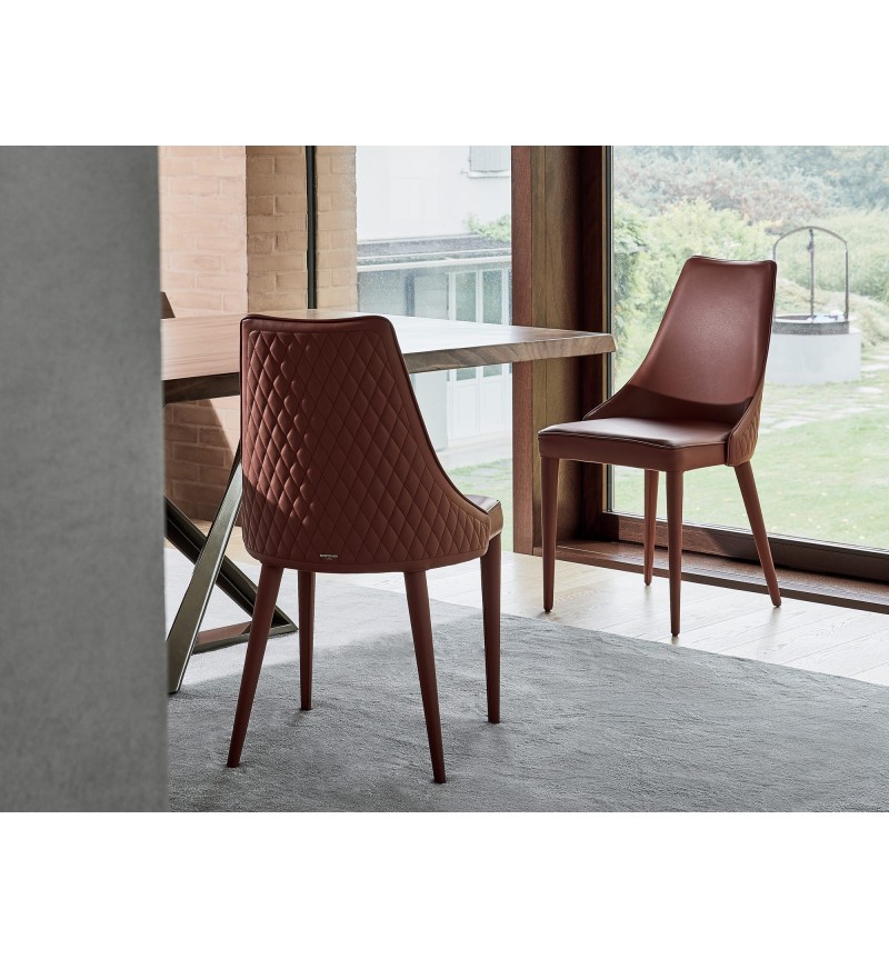 Silla Clara BONTEMPI | Silla de diseño tapizada BHOME