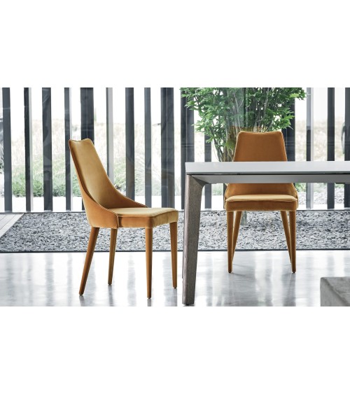 Clara Chair BONTEMPI | Upholstered Designer Chair BHOME