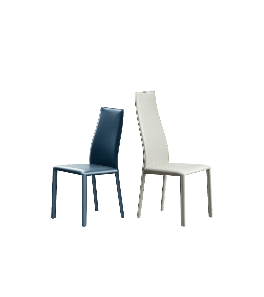 Chaise Dalila BONTEMPI | Chaise design en cuir BHOME