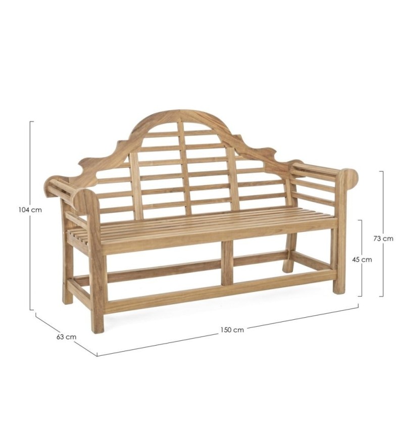 VERADERO FSC Outdoor Bench BIZZOTTO | BHOME by Arredi Barbàra