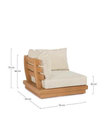 Corner armchair DELGADA outdoor BIZZOTTO | BHOME by Arredi Barbàra