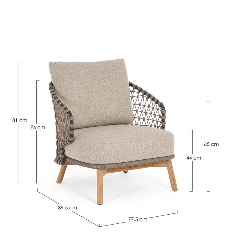 Poltrona “EULARIA” outdoor – BIZZOTTO