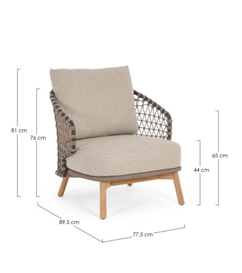 Poltrona “EULARIA” outdoor – BIZZOTTO