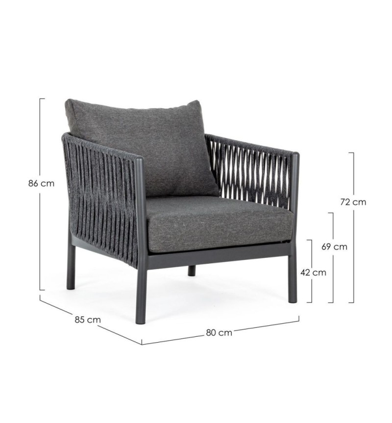 Poltrona “FLORENCIA” outdoor – BIZZOTTO