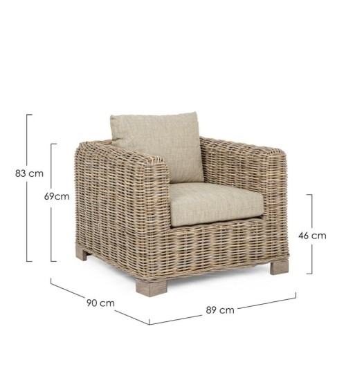 Armchair FORTALEZA outdoor BIZZOTTO | BHOME by Arredi Barbàra