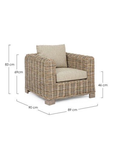 Armchair FORTALEZA outdoor BIZZOTTO | BHOME by Arredi Barbàra