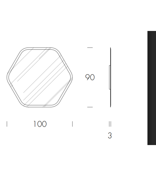 Specchio Kaleidos – Tonin Casa | Bhome by Arredi Barbàra