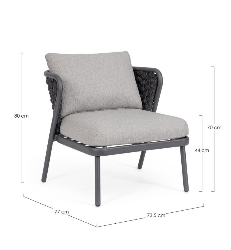 Poltrona HARLOW outdoor BIZZOTTO | BHOME by Arredi Barbàra