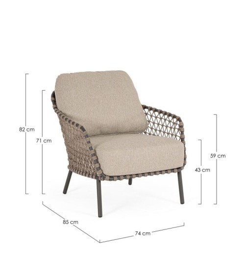 Poltrona “IVISSA” outdoor – BIZZOTTO