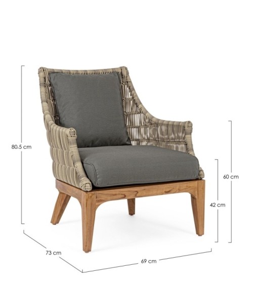 Sessel KEILANI Outdoor BIZZOTTO | BHOME by Arredi Barbàra