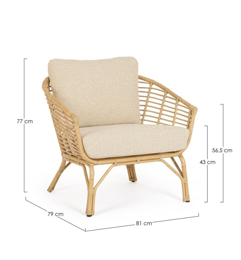 Armchair MABEL outdoor BIZZOTTO | BHOME by Arredi Barbàra