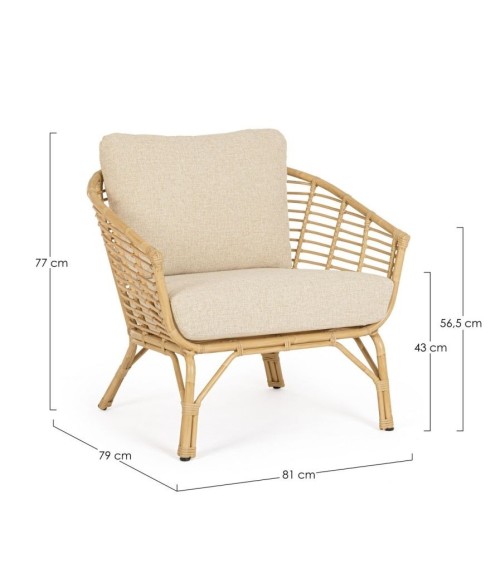 Armchair MABEL outdoor BIZZOTTO | BHOME by Arredi Barbàra