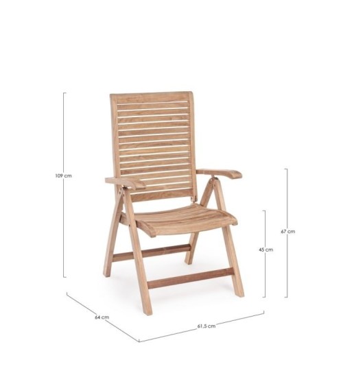 Reclining armchair MARYLAND outdoor BIZZOTTO | BHOME by Arredi Barbàra