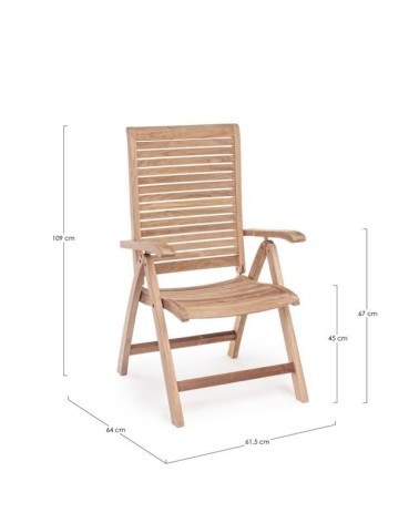 Reclining armchair MARYLAND outdoor BIZZOTTO | BHOME by Arredi Barbàra